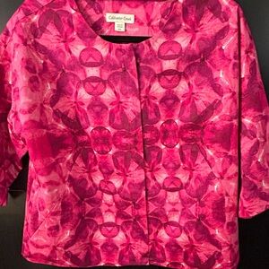 Coldwater Creek Pink Boxy Blouse